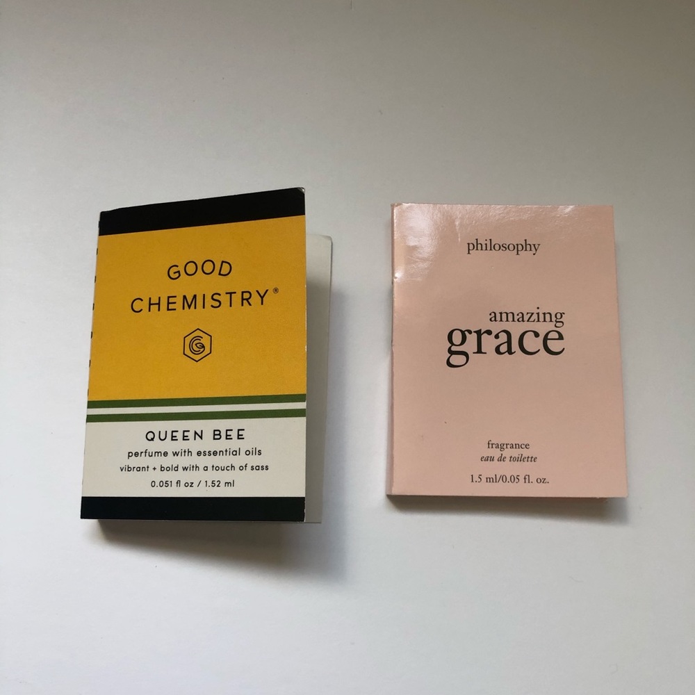 good chemistry and amazing grace sample perfumes